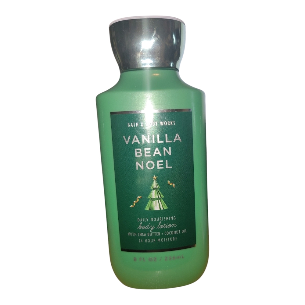 Bath & Body Works Vanilla Bean Noel Body Lotion - Green‎